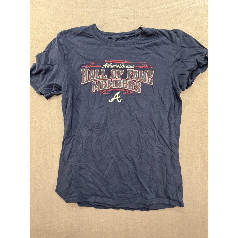 Fanatics MLB Atlanta Braves Hall of Fame Members Shirt Blue Medium